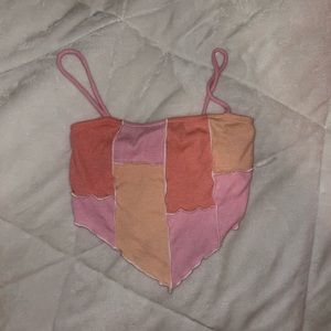 patchwork crop top